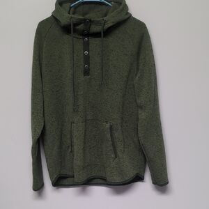 Women's Green Hooded Shirt